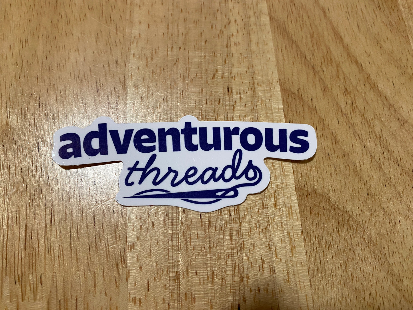 Adventurous Threads Horizontal  2.5" Logo Sticker