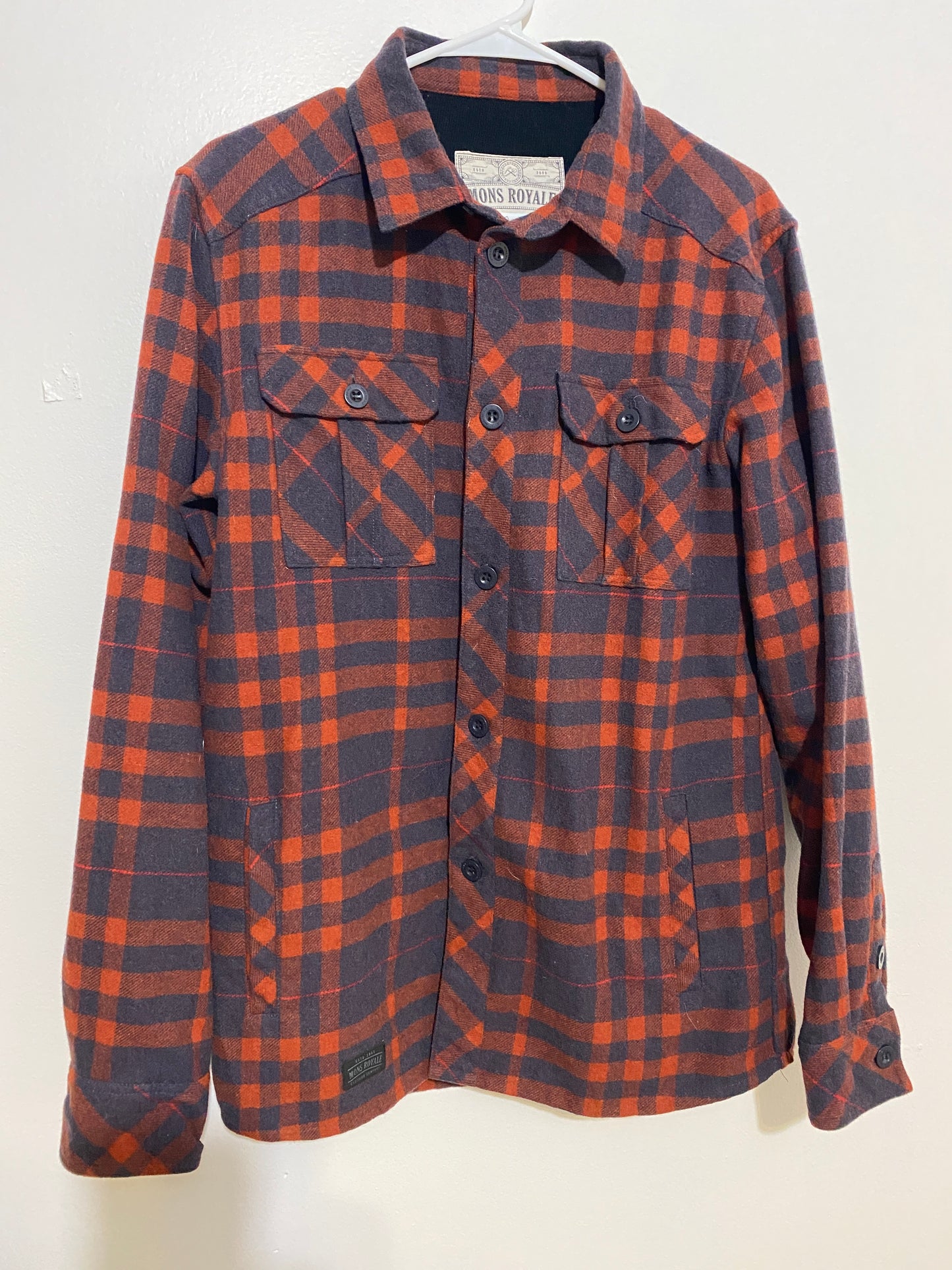 MONS ROYALE Mountain Shirt - Men's Button Up- Medium