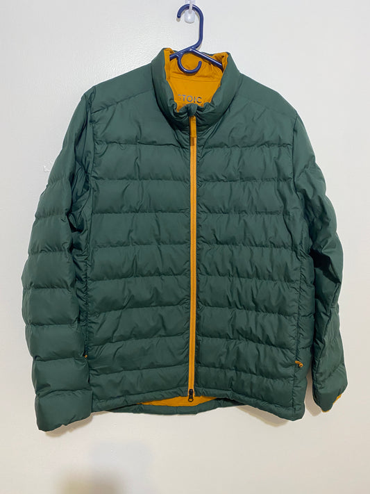 Stoic Men's Down Jacket - XXL, Green, Warm Winter Outerwear