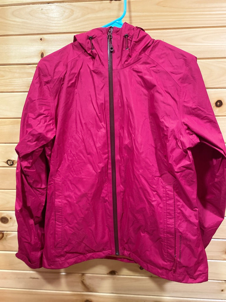 Women's Medium Mountain Hardwear Rain Jacket - Waterproof and Lightweight