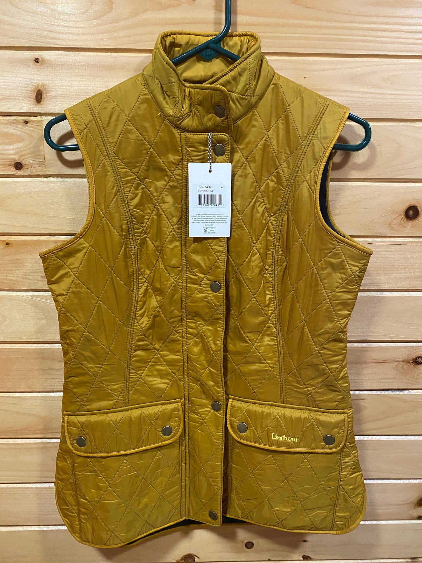 Barbour Women's Vest- US Size 6- NWT